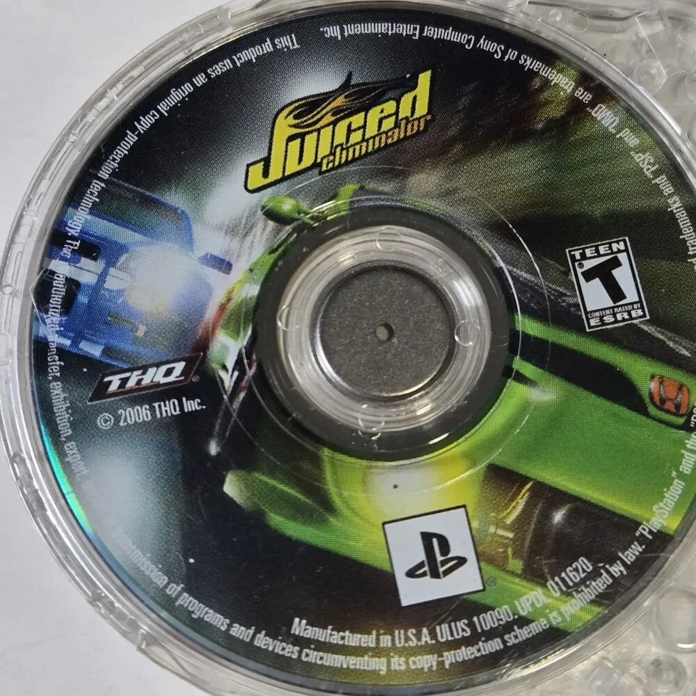 Juiced 2 Hot Import Nights (Sony PSP, 2007) Disc Only Tested Free Shipping